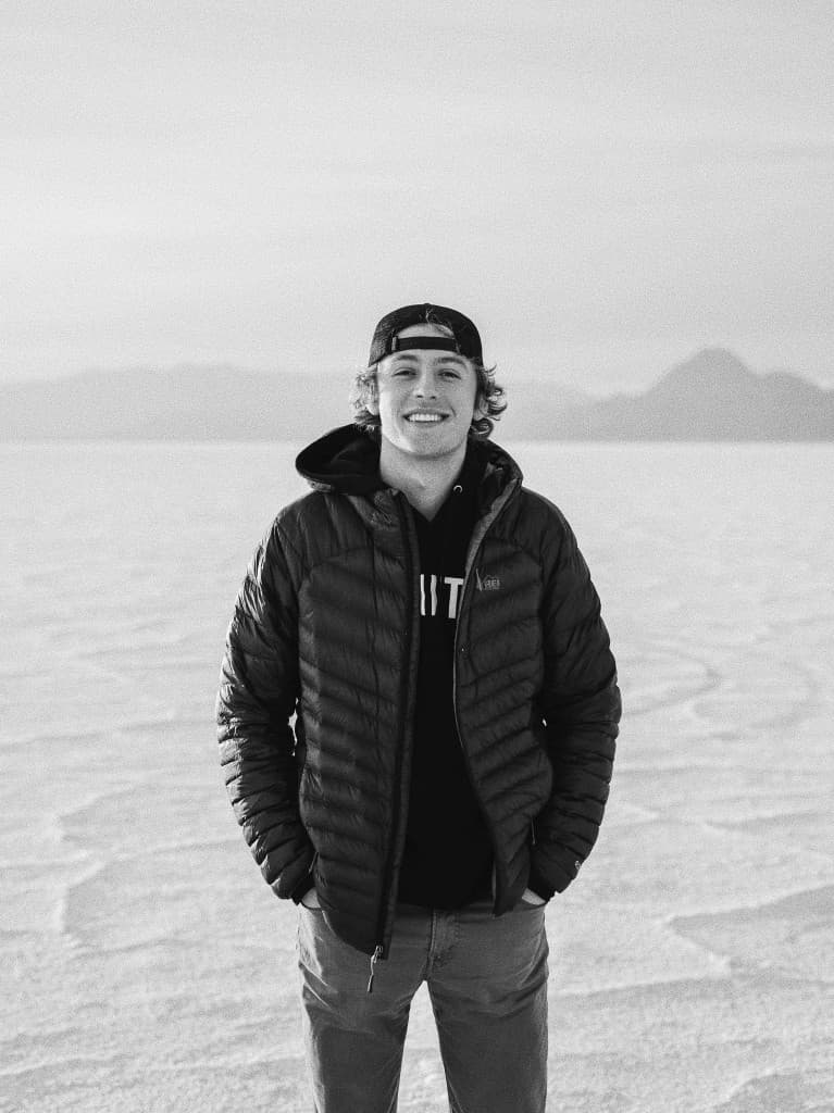 Salt flats portrait
